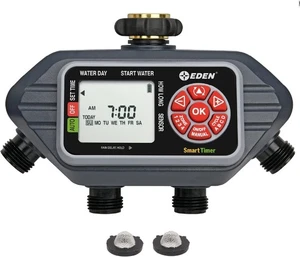 Eden 93413 Programmable Digital Water Timer 4-Zone, Compatible with Wireless - Picture 1 of 6
