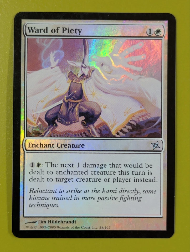 FOIL Ward of Piety x1 Betrayers of Kamigawa 1x Magic the Gathering MTG - Image 1 of 1