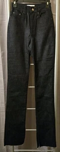 ZARA The Olivia Dark Denim 24x36 Skinny Jeans Raw Hem Damen Größe 2 Neu mit Etikett - Bild 1 von 10