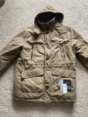 Chaqueta de invierno RFT By Rainforest XL tabaco para hombre capucha extraíble Nordstrom Rack Foto 1 de 4