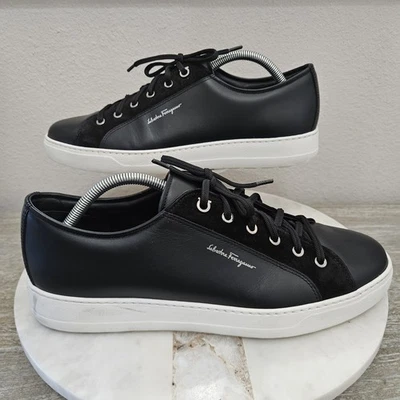 Salvatore Ferragamo Sneakers  Black Men's US 9.5 Minimalist Shoes - Image 1 of 4