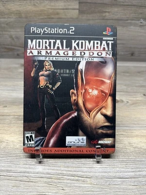 Steelbook PS2 Mortal Kombat Armageddon Edición Premium Khan Sindel PlayStation 2 Foto 1 de 4