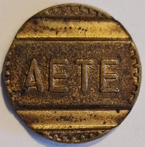 GRECIA GRECA / AETE B (vecchio OTE) Gettone telefono, 19 mm!!! - Foto 1 di 2