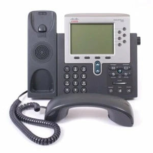 Cisco IP Telephone 7962 - Unified VoIP Corded Business Phone w/ Handset & Stand - Picture 1 of 2