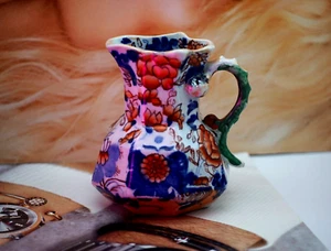 George III Masons Ironstone 'Japan'(Basket)Hydra Handle Octagonal Jug.C1815 - Picture 1 of 11