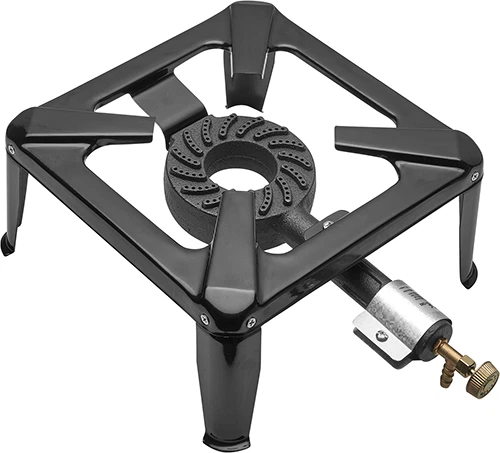 FORNELLONE GAS MAURER ACCIAIO 30X30X14HCM 4PIEDI - Immagine 1 di 1