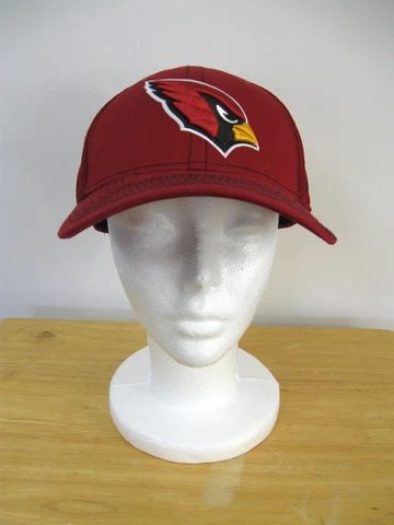 Arizona Cardinals NFL New Era Hat Red Embroidered Ball Cap Sz M/L Medium/Large Cover