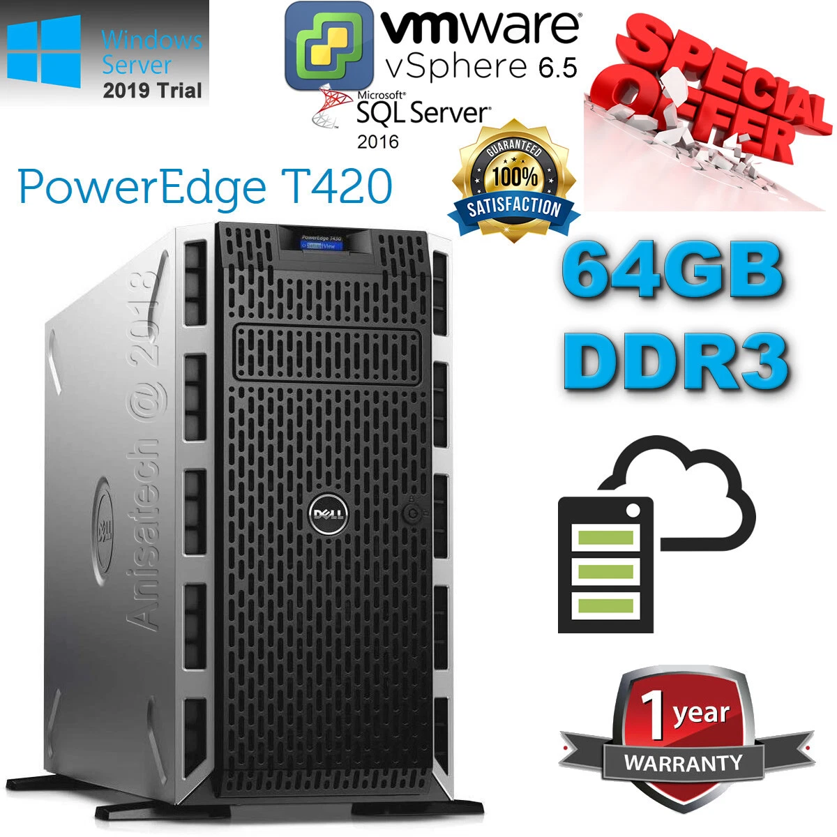 DELL PowerEdge T420 HDD 1TB×2 Servidor Dell PowerEdge T420 - Seminovo - Infobell - Equipamentos