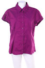 Street One Hemd-Bluse mit kurzem Ärmel D 44 violett
