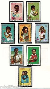1982 - BELIZE - SERIE 8x BRIEFMARKEN OBL. // INTERNATIONALES JAHR DES KINDES - BRIEFMARKE  - Bild 1 von 1
