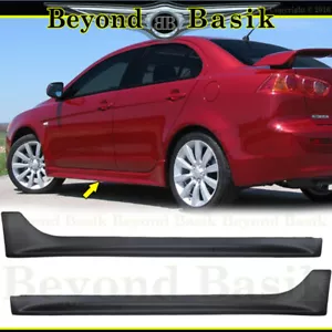 2008-13 2014 2015 2016 2017 Mitsubishi Lancer Body Kit Side Skirts Factory Style - Picture 1 of 1