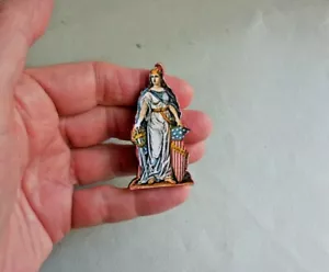 TABLERO FICTICIO DAMA LIBERTY ~ CASA DE MUÑECAS MINIATURA - Imagen 1 de 2