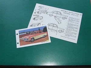 Spot-on Tri-ang Ford Zodiac Mk II 100/SL - picture card / data sheet (replica) - Picture 1 of 2