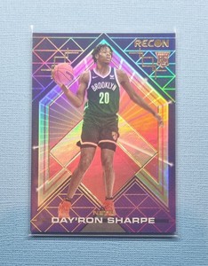 2021-22 Panini Recon Dayron Sharpe Holo Pink Rookie