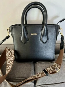 DKNY Valery Small Satchel Black Handbag - Picture 1 of 4