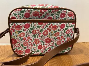 J Crew Liberty Danjo Floral Purse 8 x 6 x 2 Inches No Wear Barely Used - Picture 1 of 9
