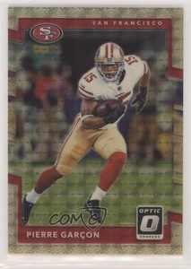 2017 Donruss Optic Gold Vinyl Prizm 1/1 Pierre Garcon #40 s5j