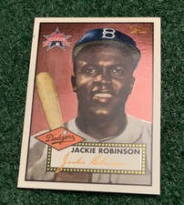 JACKIE ROBINSON  MLB HOF - 1997 TOPPS ALL STAR FAN FEST TRIBUTE - PROMO CARD # 2
