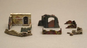 Model Dioramas vehicles Kit Of Mount Italeri Walls and Ruins Ww II Kit - Picture 1 of 1