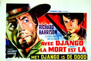 Richard Harrison VENGEANCE Anthony Dawson 1968 BELGIAN POSTER 15x21 - Imagen 1 de 1