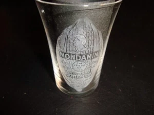 Circa Mondamin Whiskey Etched Shot Glass, Indianapolis, Indiana - Picture 1 of 1