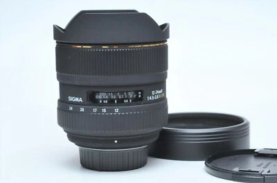 Lente asférica ultra ancha Sigma 12-24 mm f/4,5-5,6 EX DG IF HSM para Nikon F Foto 1 de 4