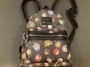 Loungefly Harry Potter Characters All Over Womens Double Strap Shoulder Bag - Picture 1 of 19
