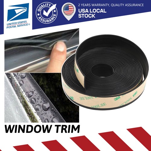 4M Car Rear Windshield Window Trim Edge Moulding Rubber Weatherstrip