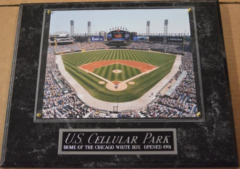 *SALE* U.S. CELLULAR PARK CHICAGO WHITE SOX FRAMED 8X10 PHOTO-12X15 PLAQUE DECOR Cover