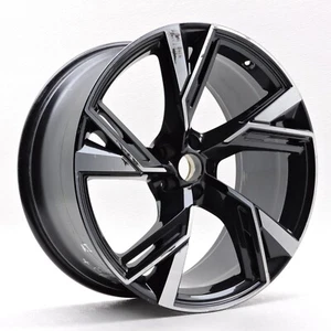 2021-2023 Audi RS6 22" 22x10.5 5x112 Rim Black 5 Y-Spoke Wheel ET19 Oem -24-AJ - Bild 1 von 10
