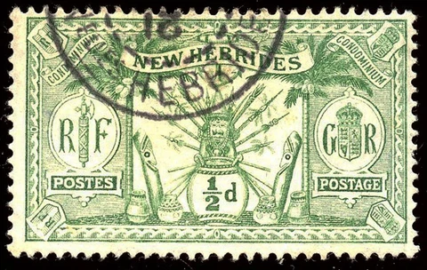 New Hebrides Stamp Sc. #17 Used Cover