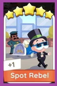 Monopoly Go 5 star sticker (Spot Rebel) Always available!