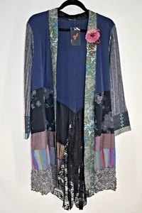 LEE ANDERSEN ELDERBERRY DUSTER MULTI SIZE X LARGE NWT - Picture 1 of 6