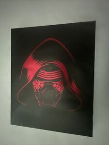 Star Wars Kylo Ren Canvas Picture On Wooden Frame