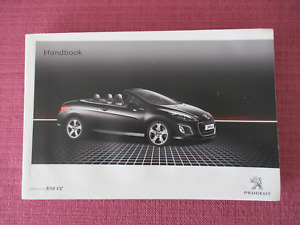 PEUGEOT 308 CC COUPE/ CABRIOLET (2011 - 2014) OWNERS MANUAL - HANDBOOK