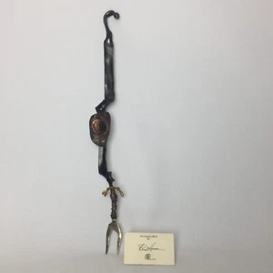 Original Texas Bar B Que Fork By Late Recycle Artist Reed Hoover Signed Original - Picture 1 of 10