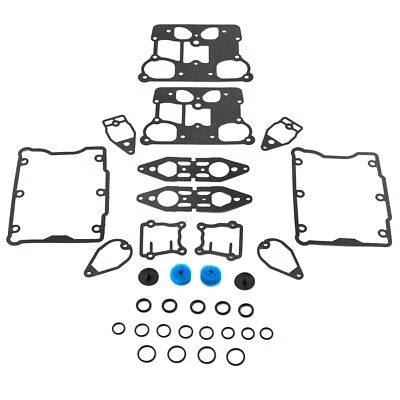 Rocker Box Gasket Cover Kit / Set 17045-99D For Harley 1999-2017 Big Twin Cam - Image 1 of 4