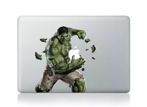 Incredible Hulk Super Hero Sticker Vinyl Skin Decal Macbook Air/Pro/Retina 13" - Picture 1 of 3