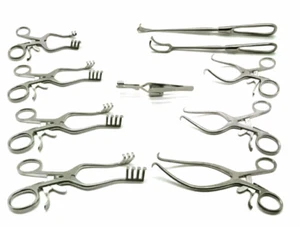 Surgical Veterinary Retractors Weitlaner Gelpi Instruments Set of 10 - Picture 1 of 3