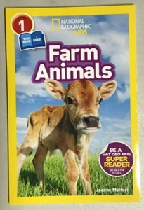 National Geographic Readers: Farm Animals (Level 1 Co-reader) Paperback - NEW - Picture 1 of 2