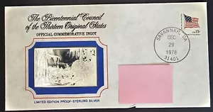 The Bicentennial Council of the 13 Original States Silver Ingot #51 - 12/29/1978 - Picture 1 of 3
