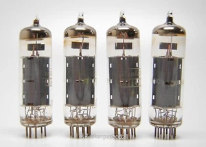Matched Quad Realistic by Matsushita Vacuum Tube / 6BQ5 - EL84  / Japan / KT1 - Picture 1 of 2