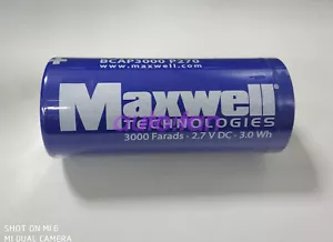Nuovo per Maxwell 2.7V3000F super condensatore K2 2.7V 3000F + pezzo di collegamento - Foto 1 di 4