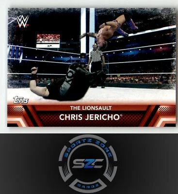 Chris Jericho - 2017 Topps WWE Then Now Forever Finishers and Sig Moves F-19 - Image 1 of 2