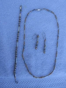 #0065 925 silver Italy women's jewelry set - Picture 1 of 10