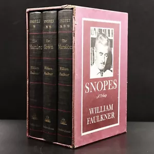 1964 3vol Snopes A Trilogy by W. Faulkner American Fiction Book Set The Hamlet - Picture 1 of 15