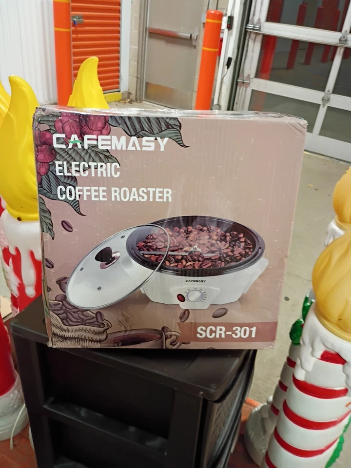 Cafeterasy SCR-300 Blanco Negro Cafetera Eléctrica Tostadora Caja Abierta Foto 1 de 1