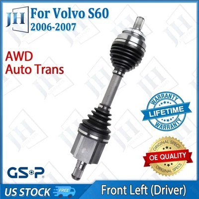 Eje CV conductor delantero izquierdo original para Volvo S60 V70 R 2006 2007 AWD transmisión automática Foto 1 de 4