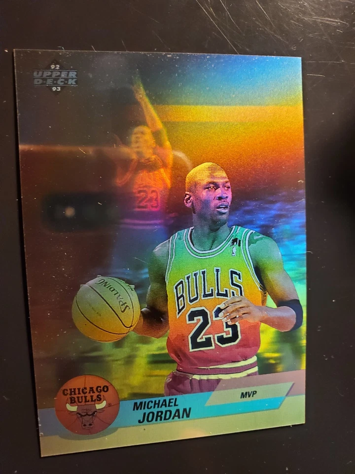 🔥Hologramas ganadores del premio Michael Jordan Upper Deck 1992-93 #AW9 The GOAT🔥 Foto 1 de 2