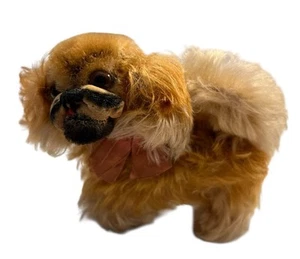 Vintage Steiff Pekingese Peky Plush Dog 1960s Mohair Swivel Head Moves #1308.00 - Picture 1 of 7